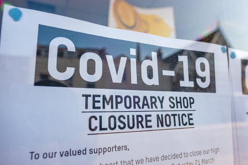 COVID shut shop compress
