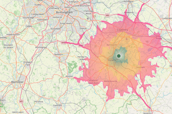 Catchment maps