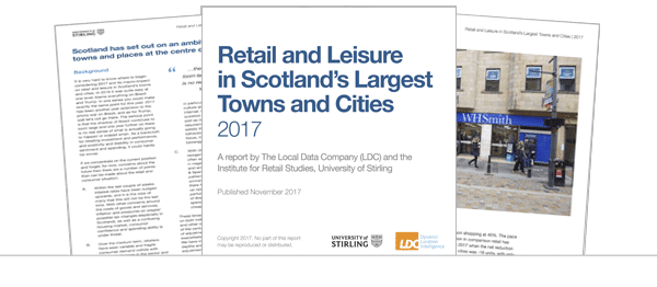 Retailing in Scotland’s Largest Towns and Cities 2017 (Summary)