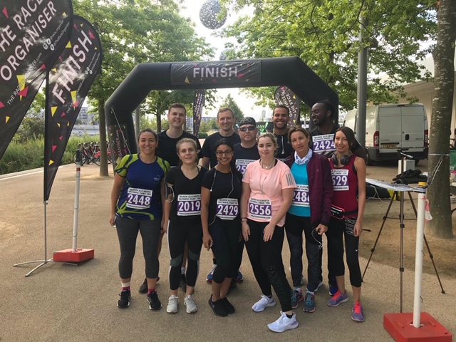 LDC staff do a 10k run to raise money for the Alzheimer's Society
